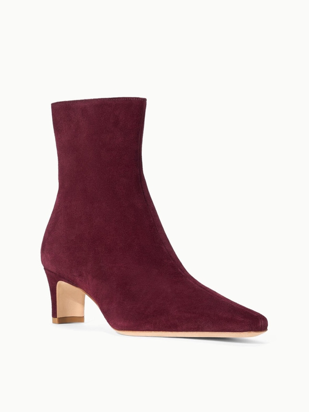 STAUD Wally Ankle Boots - Pinot